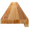 vidaXL Vensterbanken 2 st 160x15x2 cm massief eikenhout lichtbruin