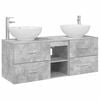 vidaXL Badkamermeubelset 3 st Betongrijs 49,5 x 44,5 x 65 cm