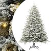 vidaXL Kunst Kerstboom met verlichting Groen 180 cm PVC en PE