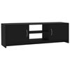 vidaXL Tv-meubel 120x30x37,5 cm bewerkt hout zwart