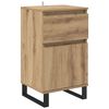 vidaXL Dressoir artisanaal eikenkleurig 35 x 40 x 70 cm Bewerkt hout