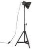 vidaXL Vloerlamp 25 W E27 35x35x65/95 cm zwart