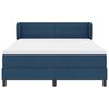 vidaXL Boxspringbed met matras met hoofdeinde Blauw 140 x 200 cm Stof