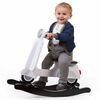 CHILDHOME Hobbelscooter wit en zwart