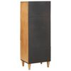 vidaXL Highboard Lichtbruin 40 x 33 x 110 cm massief mangohout