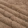 vidaXL Vol jaar dekbed Taupe 220 x 240 cm Microfiber en Teddy fleece