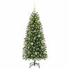 vidaXL Kunstkerstboom met 150 LED met standaard Groen 120 cm PE en PVC