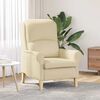 vidaXL Fauteuil Cr&egrave;me 76 x 94 x 102 cm Stof