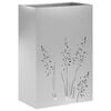 vidaXL Plantenbak zilver 50 x 30 x 75 cm Gegalvaniseerd staal