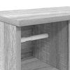 vidaXL Badkamerkast met rolhouder 39x22x90 cm grijs sonoma eiken