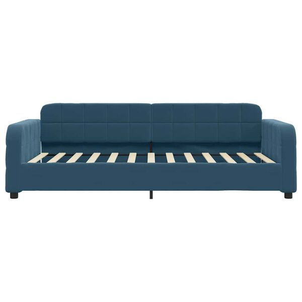 vidaXL Slaapbank 90x200 cm fluweel blauw