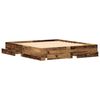 vidaXL Bedframe met lade met opslag Oud Hout 180 x 200 cm Bewerkt hout