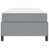 vidaXL Boxspringbed Lichtgrijs 90 x 190 cm Stof