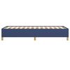 vidaXL Bedframe zonder matras 90x200 cm stof blauw