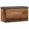 vidaXL Opbergbankje 82x42x45 cm bewerkt hout oud houtkleurig