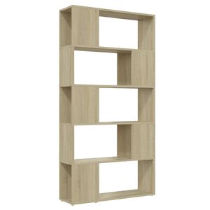vidaXL Boekenkast/kamerscherm 80x24x155 cm bewerkt hout sonoma eiken