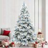 vidaXL Kunstkerstboom met 300 LED met standaard Groen 240 cm PE en PVC