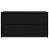 vidaXL Tv-meubel 100x35x54 cm bewerkt hout zwart