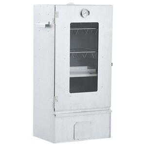 vidaXL BBQ-rookoven met 1 kg houtsnippers 44,5x29x83 cm