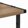vidaXL Printerstand Artisan Eiken 41 x 28 x 33.5 cm Bewerkt hout