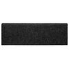 vidaXL Trapmatten Zelfklevend 30 stuks 65x21x4 cm Zwart Rechthoekige Rand