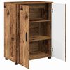 vidaXL Badkamer Kast Oud Hout 60 x 35 x 80 cm Bewerkt hout & Metaal