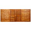 vidaXL Tuintafel (160-240)x100x75 cm massief acaciahout