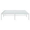 vidaXL Bedframe metaal wit 160x200 cm