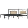 vidaXL Bedframe zonder matras hout sonoma eikenkleurig 160x200 cm