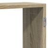 vidaXL Wandschap 159x18x65 cm bewerkt hout sonoma eikenkleurig