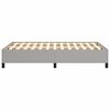vidaXL Bedframe zonder matras 120x190 cm stof lichtgrijs