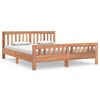 vidaXL Bedframe massief teakhout 160x200 cm