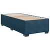 vidaXL Boxspring met matras fluweel blauw 80x200 cm