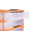 vidaXL Organiser met 8 grote lades 52x16x37 cm