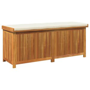 vidaXL Kussenbox voor buiten 150x50x60,5 cm massief acaciahout