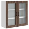 vidaXL Keukenkast met plank Bruin Eiken 80 x 31 x 80 cm Bewerkt hout