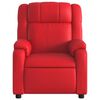 vidaXL Fauteuil verstelbaar kunstleer rood