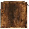 vidaXL Wandkast 100x36,5x35 cm bewerkt hout gerookt eikenkleurig