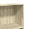 vidaXL Boekenkast 60x24x109 cm bewerkt hout sonoma eikenkleurig