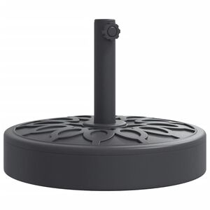 vidaXL Parasolvoet voor stokken van &Oslash;38 / 48 mm 25 kg rond
