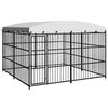 vidaXL Hondenkennel voor buiten met dak 300x300x210 cm