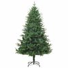 vidaXL Kunst Kerstboom met verlichting Groen 180 cm PVC en PE