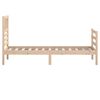 vidaXL Bedframe massief hout 90x200 cm
