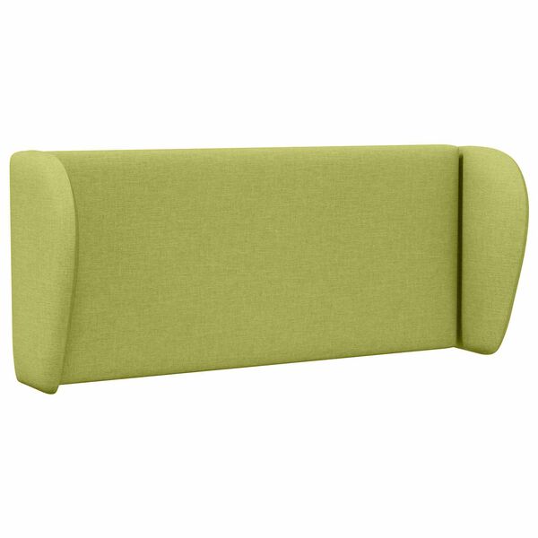 vidaXL Hoofdbord oor Groen 40 x 23 x 6 cm Stof