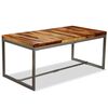 vidaXL Eettafel 180 cm massief acaciahout en staal