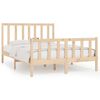vidaXL Bedframe massief hout 120x190 cm