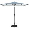 vidaXL Tuinparasol met LED-lampen en voet 270 x 270 cm Polyester