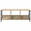 vidaXL Boekenkast Sonoma Eiken 102 x 32 x 40,5 cm Bewerkt hout
