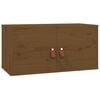 vidaXL Wandkast 60x30x30 cm massief grenenhout honingbruin