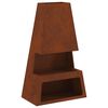vidaXL Vuurkorf Bruin 60 x 35 x 100 cm Cortenstaal